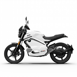 Электромотоцикл WHITE SIBERIA SUPER SOCO WANDERER PRO Белый
