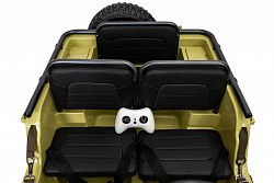 Электромобиль Jeep Willys YKE 4137 4x4 Песочный