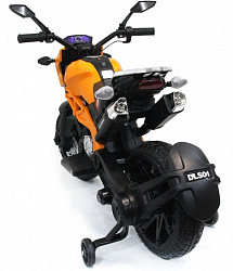 Электромотоцикл Harley Davidson Оранжевый