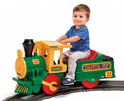 Электропоезд Peg Perego Santa Fe Train Green