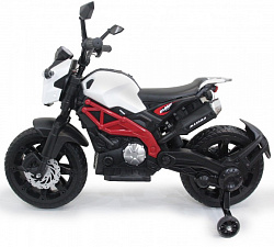 Электромотоцикл Harley Davidson Белый