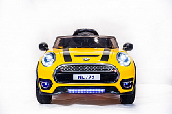 Электромобиль Mini Cooper HL198 Желтый