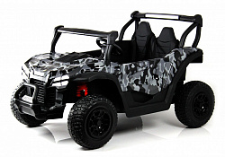 Детский электромобиль P333PP (Buggy) серый камуфляж